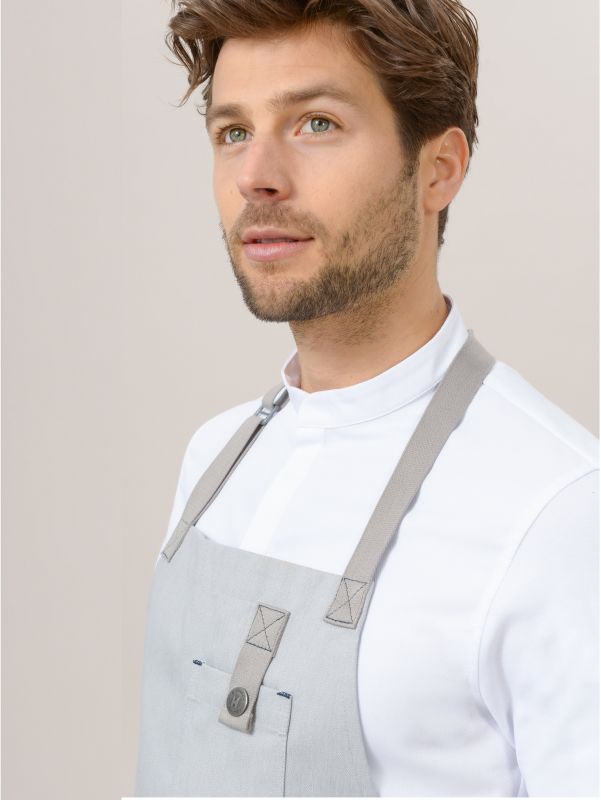 Zástera Le Nouveau Chef - SEATTLE Heavy Grey Denim