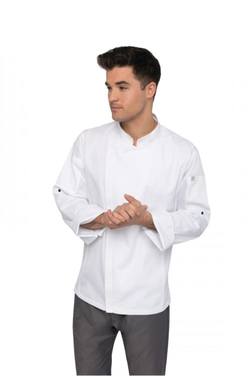 Kuchárske oblečenie - kuchársky rondon Chef Works dlhý rukáv - 2. BCLZ - white