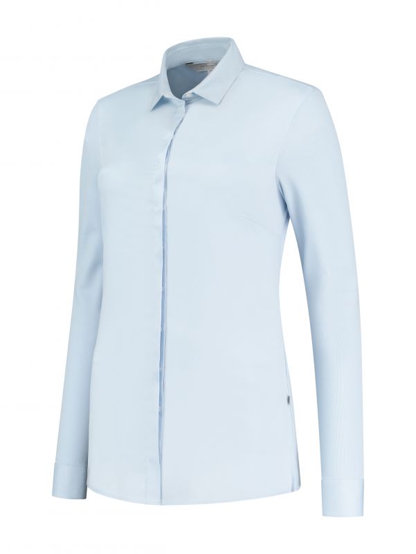 Čašnícke oblečenie - dámska košeľa Le Nouveau Chef Demy Sky Blue