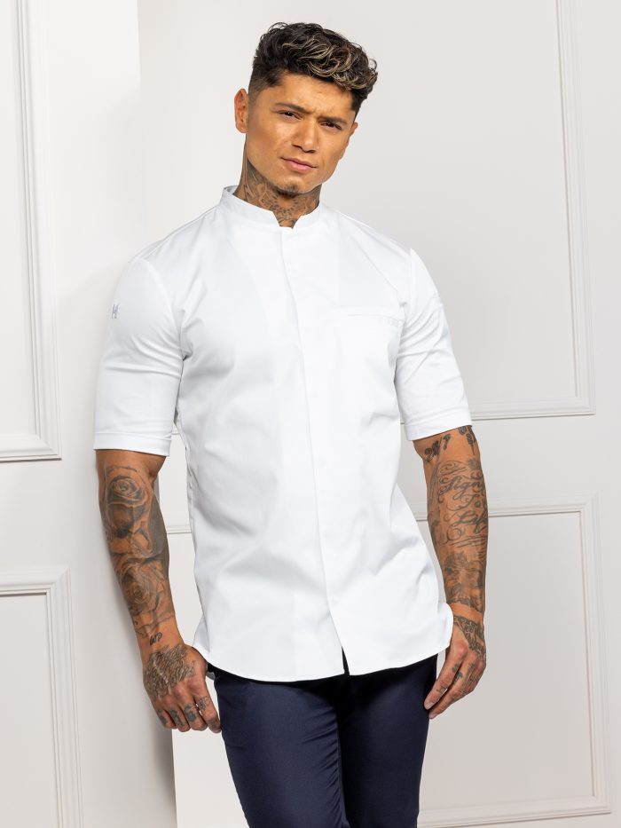 Kuchárske oblečenie - exkluzívny rondon Le Nouveau Chef - Tygo White